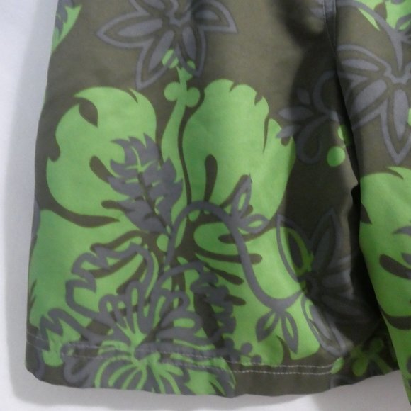 OLD NAVY | size 10 | Tropical Plant Swim Shorts | Mesh Lining - Picture 12 of 15